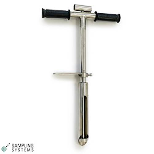 土壌用スコップサンプラー（足置き付き）