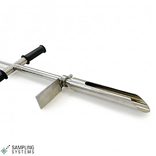 土壌用スコップサンプラー（足置き付き）