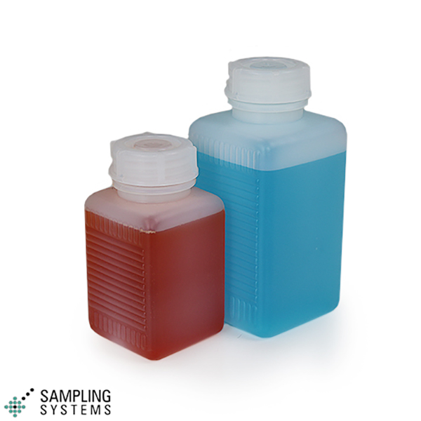 HDPE 蓋付き四角ボトル