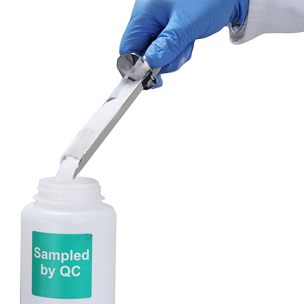 ステンレス 粉末用Vスパチュラ